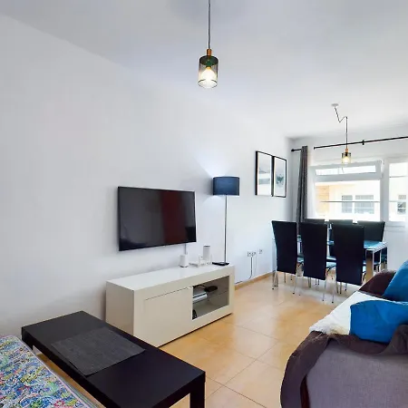 Modern 3 Bedroom House With Large Pool And Fast Internet, 100ft From The Sea - Sleeps 6 Holiday home Caleta De Fuste